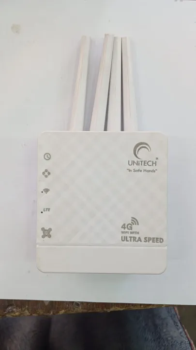 Unitech Router ROUTER WITH SIM 4G WIRELESS WITH 5V ADAPTER POWER UNITECH WITH 4 ...