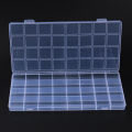 32 Grid Compartment Plastic Transparent Storage Box Jewelry Earring Bead Screw Holder Case Display Organizer Container Conbo. 