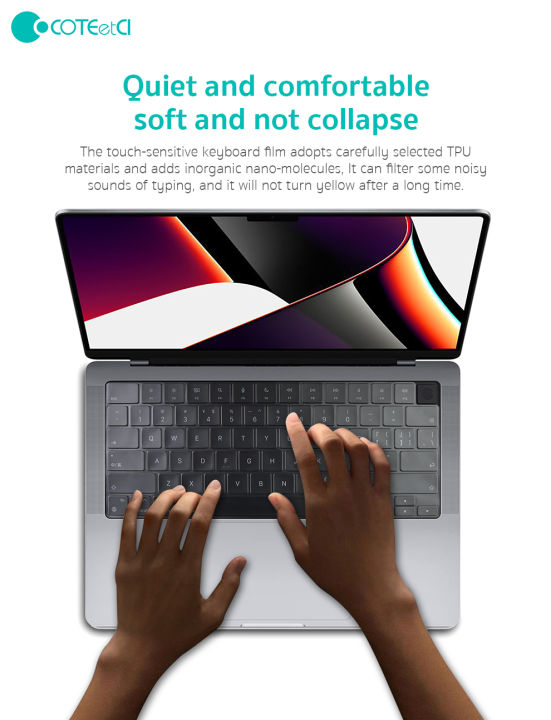 COTECi%20Ultra%20Thin%20TPU%20Keyboard%20Cover%20for%20%20MacBook%20Air%20M2%20M3%20M4%2013.6%20inch%20%202022-2025%20-%20Image%202