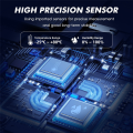 (GGBR) WIFI Temperature and Humidity Sensor Furnishing Temperature and Humidity Detector Intelligent Temperature Humidity Alarm. 