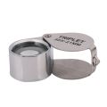 fasdaga 2X Portable 30X Power 21mm Jewelers Magnifier Gold Eye Loupe Jewelry Store Magnifying Glass with Exquisite Box. 