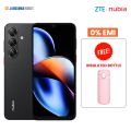 ZTE | nubia A77 ( 4+128 ) Display: 6.75-inch HD+ LCD, 120Hz refresh rate | Processor: Unisoc T7250, 1.8GHz octa-core | 50MP main camera | 5000mAh with 22.5W fast charging | Side-mounted fingerprint + Face Unlock | Front Camera: 8MP selfie camera|. 