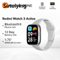 Sutuiying Redmi Watch 3 Active BT Calling Smart watch with 1.83|| Big Screen, SpO2 5ATM Water Resistance. 