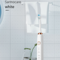 Electric Toothbrush Ultrasound IPX7 Rechargeable Toothbrush 5 Mode Smart Time Whitener Toothbrush,White. 