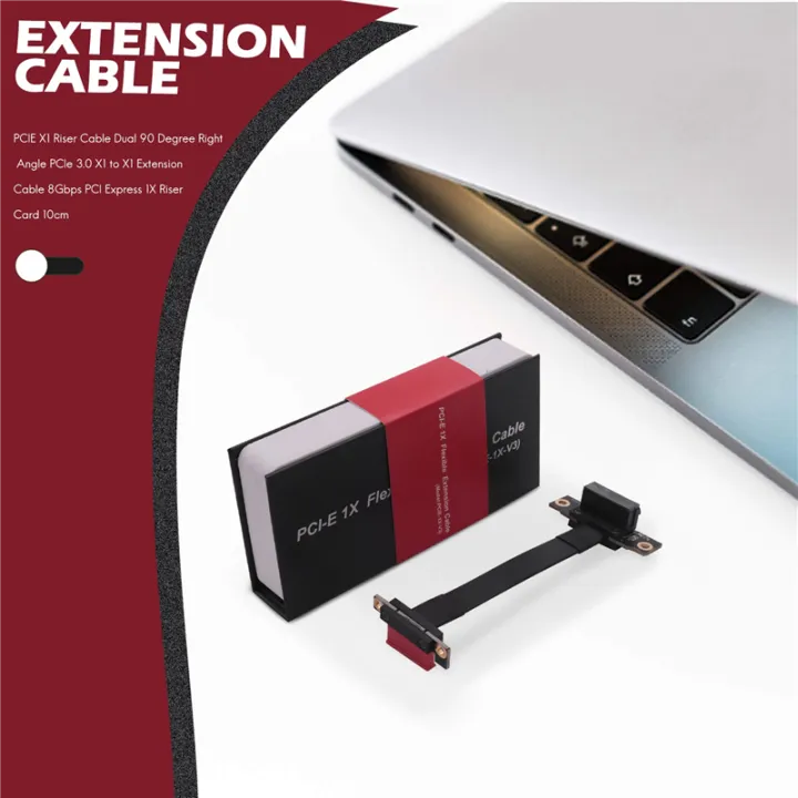 PCIE%20X1%20Riser%20Cable%20Dual%2090%20Degree%20Right%20Angle%20PCIe%203.0%20X1%20to%20X1%20Extension%20Cable%208Gbps%20PCI%20Express%201X%20Riser%20Card%2010cm%20-%20Image%207