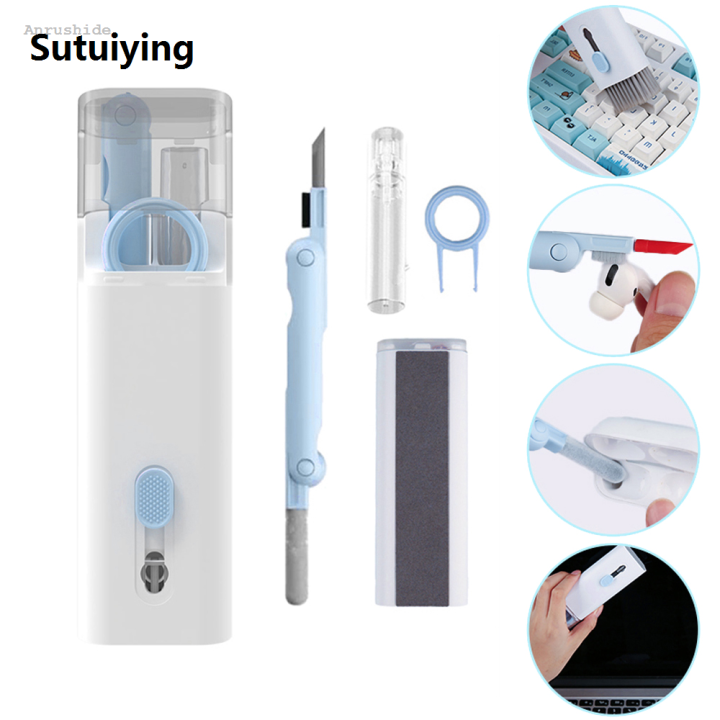 Sutuiying%20Hot%20Selling%20Anrushide%207-in-1%20Computer%20Keyboard%20Cleaner%20Brush%20Kit%20Bluetooth%20Earphone%20Cleaning%20New%20Pen%20For%20Airpods%203%20Pro%20Headset%20Cleaning%20Tool%20Keycap%20Puller%20-%20Image%202