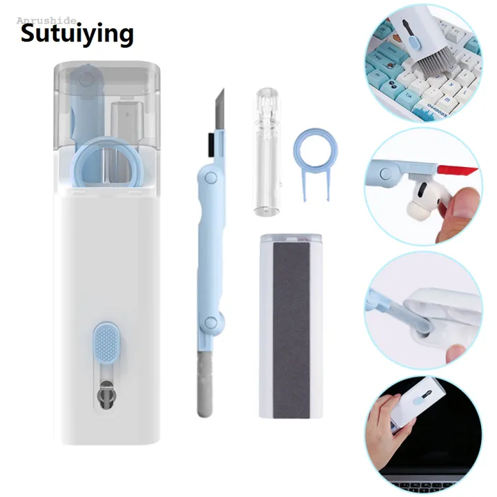 Sutuiying%20Hot%20Selling%20Anrushide%207-in-1%20Computer%20Keyboard%20Cleaner%20Brush%20Kit%20Bluetooth%20Earphone%20Cleaning%20New%20Pen%20For%20Airpods%203%20Pro%20Headset%20Cleaning%20Tool%20Keycap%20Puller%20-%20Image%202