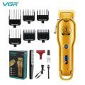 VGR V-650 Hair Clipper Professional Rechargeable Barber Trimmer For Men Shaver LCD Metal Clippers. 