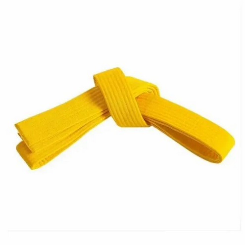 Junior Karate Grading Belts- Poly Cotton Material Junior Karate Grading Belt- Yellow Belt
