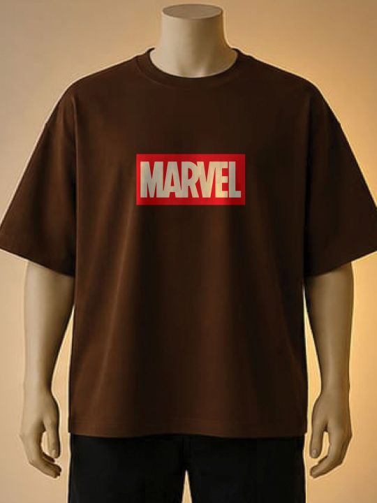 Marvel%20Classic%20Box%20Logo%20Printed%20T-Shirt%20(Maroon,%20White,%20Cream,%20Black,%20Brown,%20Blue)%20-%20Image%204