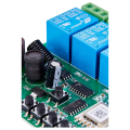 4 Channels Tuya ZigBee Smart Switch Module RF433 Smart Home Automation DIY Breaker Wireless Relay Voice Control White 1 Piece. 