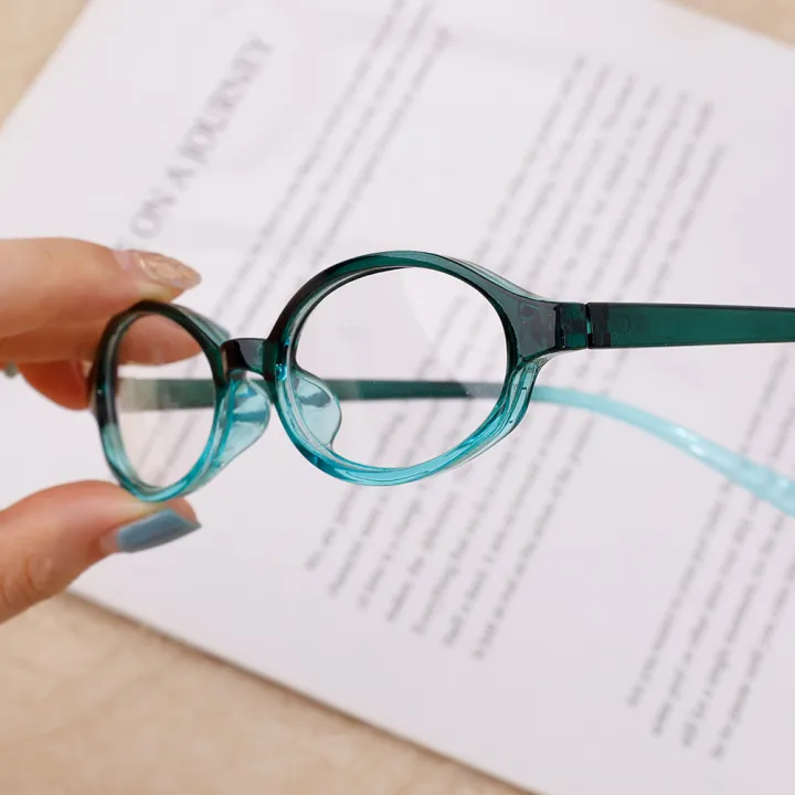 Vintage%20Small%20Frame%20Oval%20Gradient%20Glasses%20Frame%20Plain%20Flat%20Glasses%20Myopia%20Concave%20Shape%20Woman%20-%20Image%206