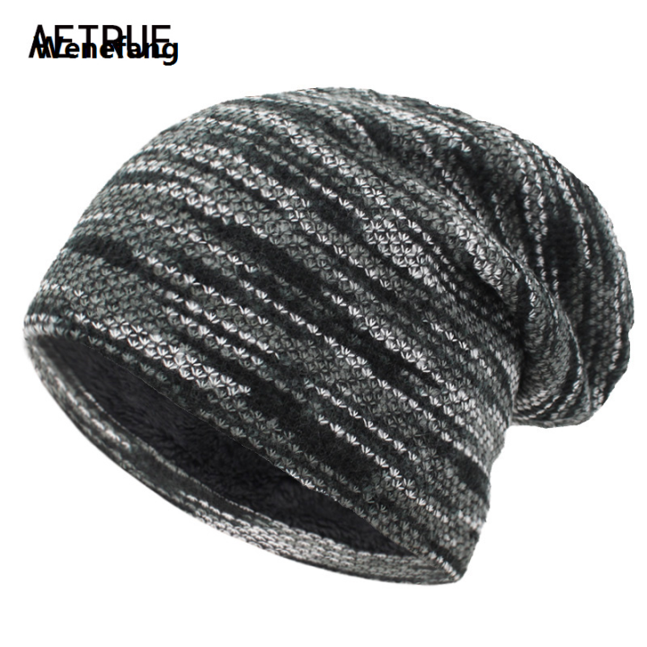 Wenefang%20AETRUE%20Knitted%20Hat%20Women%20Skullies%20Beanies%20Winter%20Hats%20For%20Men%20Bonnet%20Striped%20Caps%20Warm%20Baggy%20Soft%20Female%20Wool%20Male%20Beanie%20Hat%20-%20Image%203