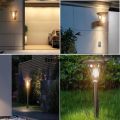 1~2Pack Solar Lights Outdoor 2IN1 Waterproof LED Tungsten Light Bulb Motion Sensor Wall Lamp for Garden Decoration Lawn Camping. 