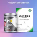 MuscleBlaze Creatine Monohydrate 320g Orange Flavor with CREAMP Micronized Powder for Muscle Building. 