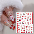 Colorful Lolita Rabbit Sticker Bow Cherry Bunny Cute Heart Small Pattern With Back Glue Nail Art DIY Decoration Encounter. 