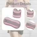 1 Piece Adjustable Fitness Wrist and Ankle Weights 0.5kg– Premium Sandbags for Strength Training, Yoga, Running, Pilates & Physical Therapy (Pink). 