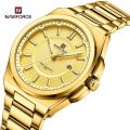 NaviForce NF9212 Business Minimalist Style Date Display Watch For Men - Golden. 