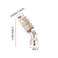 1Pc Brass Atomization Nozzle Adjustable Distance Spray Garden Medicine Cleaning Machine Agricultural Electric Sprayer Nozzle DENGYOUZHOU. 