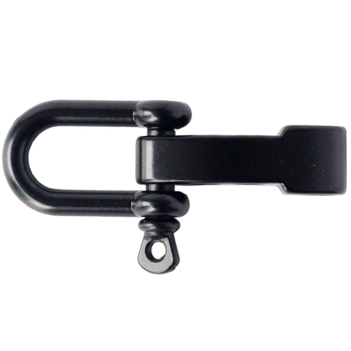 Nullmul%2020Pcs%20Paracord%20Bracelet%20Shackle%20Buckle,%20Bow%20Anchor%20Shackle%20Clasp%20D%20Shackle%20Clip%20Adjustable%20for%20Survival%20Bracelet%20Black%20-%20Image%205