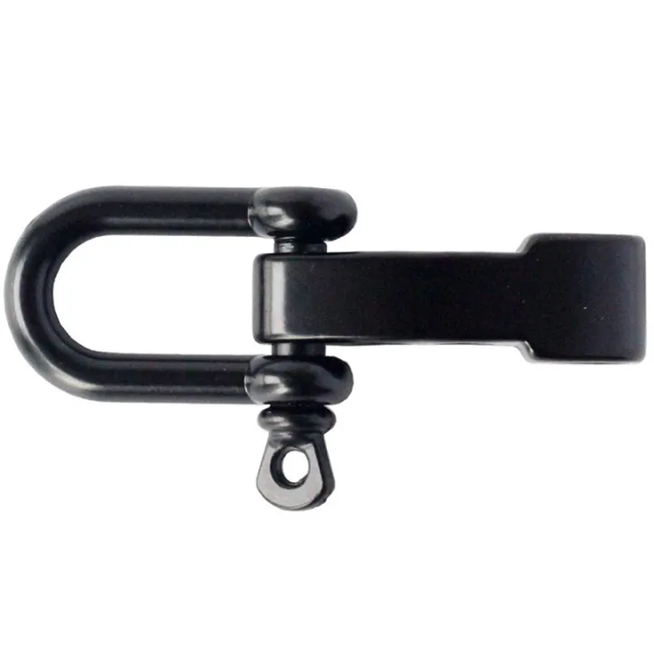 Nullmul%2020Pcs%20Paracord%20Bracelet%20Shackle%20Buckle,%20Bow%20Anchor%20Shackle%20Clasp%20D%20Shackle%20Clip%20Adjustable%20for%20Survival%20Bracelet%20Black%20-%20Image%205