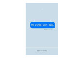 the words i wish i said. 