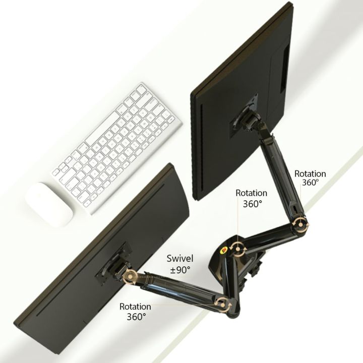 Dual%20Monitor%20ARM%20Desk%20Mount%20NB%20F160%20Full%20Motion%20Swivel%20Computer%20Monitor%20Arm%20For%20Two%20Screens%2017-27%20Inch%20360%20Degree%20Motion%20Heavy%20Duty%20Black%20-%20Image%209