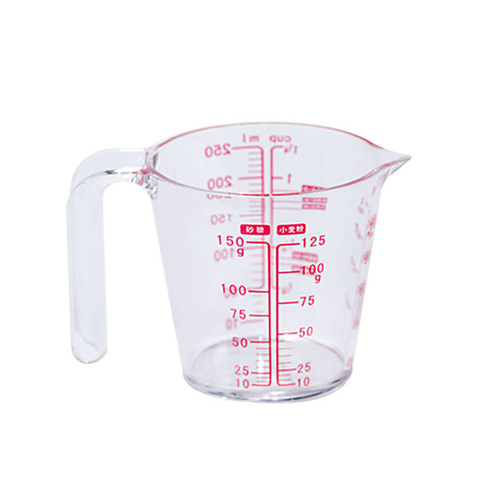 Measuring Cup Eco-friendly Clear Scale Plastic Measuring Device Cup for Home