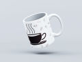 Coffee Lover Printed Ceramic Mug. 