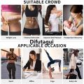 Difutagui Neoprene-Free Waist Trainer Body Shaper Weight Loss Plus Size Corset New Sweat Tummy Wrap Slimming Belt Fat Burning Belly Gym Fitnes. 