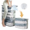 Vacuum Bags For Clothes With Pump Reusable Vacuum Storage Bags with Hand Pump,SSpace Saver Compression Sealer Bags For Blanket,Quilts,Travel & Home. 