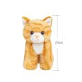 Kids Toys Stuffed Animals Cat Plush Toys Cartoon Soft Cute Plush Kitten Doll 20cm Simulation Stuffed Lifelike Cat Birthday Gift. 