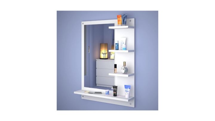 Wood%20land%20Fabulous%20DIY%20Wall%20Mounted%20Dressing%20Table%20/%20Wall%20Mirror%20With%20Shelf%20-%20Image%202