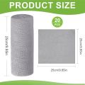 Pack Of 20 Microfiber Cleaning Cloth Roll Kitchen Towel Roll Cleaning Towels - Reusable and Washable Cloths for Kitchen, Washable and Reusable - 1roll. 