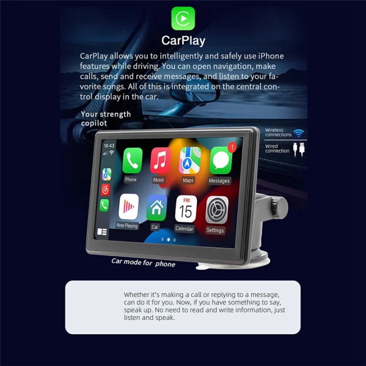 7%20Inch%20Wireless%20Carplay%20Android%20Auto%20Player%20-%20Image%202
