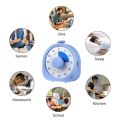 Visual Timer Rechargeable, 60 Minute Countdown Timer Clock for Kids, Silent Kitchen Timer Cooking Pomodoro Timer, Time Management Tool for Office, Meetings, Teaching. 