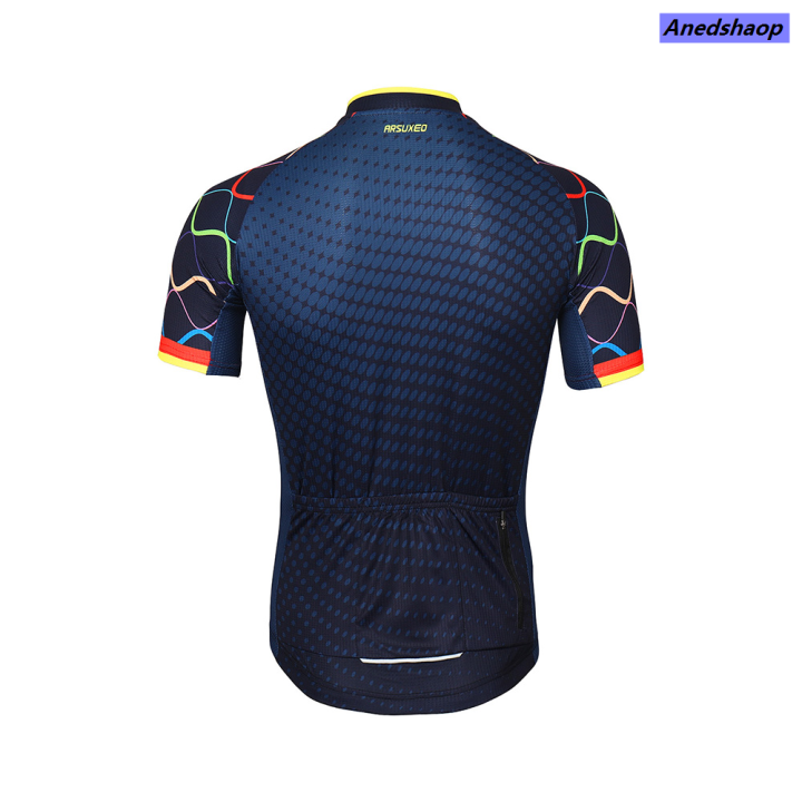 Anedshaop%20ARSUXEO%20Men's%20Short%20Sleeves%20Cycling%20Jersey%20Quick%20Dry%20MTB%20Jersey%20Mountain%20favorable>favorable%20Bicycle%20Shirts%20Road%20Bike%20Clothing%20Reflective%20Zipper%20Z84%20-%20Image%202