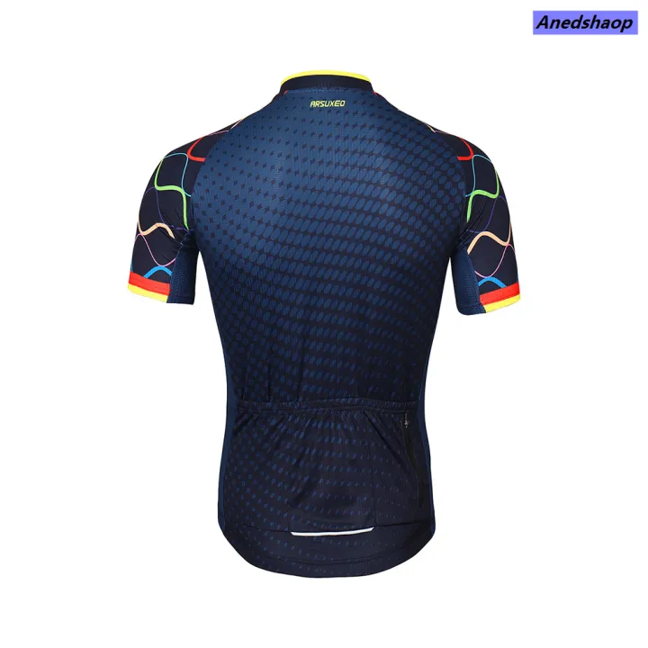 Anedshaop%20ARSUXEO%20Men's%20Short%20Sleeves%20Cycling%20Jersey%20Quick%20Dry%20MTB%20Jersey%20Mountain%20favorable>favorable%20Bicycle%20Shirts%20Road%20Bike%20Clothing%20Reflective%20Zipper%20Z84%20-%20Image%202