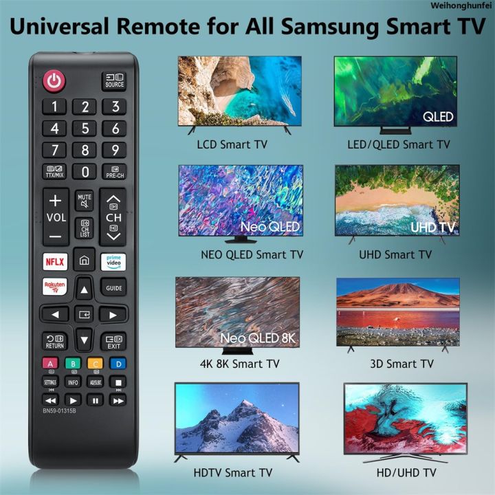 WeihonghunfeiHigh%20Quality%20Replacement%20BN59-01315B%20Universal%20Remote%20Control%20for%20Samsung%20Smart%20TV%204K%208K%20LCD%20LED%20UHD%20HDR%20Crystal%20QLED%20UE%20Series%20Quantum%20TVs%20-%20Image%202