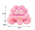 Soft and Cute Princess Crown Shaped Baby Seat by Mamubox Nepal (Purple). 