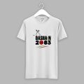 Dashain 2083 Custom Printed White T-Shirt. 