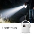 Flashlight Function LED Light Solar Powered Light Rechargeable Ultra Bright Camping Light Handheld Design Multi Functional Hanging Lantern Atmosphere Lighting. 
