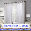 Colorful lifeHome Raine Light Filtering Bedroom Window Curtain Panel Solid Color Screen. 