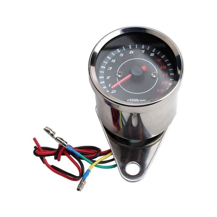 Universal LED Backlight Motorcycle Tachometer 12V Electronic Display ...