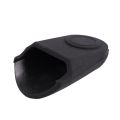 fasdaga 2X Rubber Clarinet Saxophone Mouthpiece Cap Protect Delicate Tip Black. 
