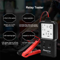 Universal 12V-24V Car Relay Tester Electronic Car Relay Tester Car Battery Checker Alternator Analyzer Diagnostic Tool Easy to Use. 