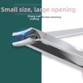 Professional Foldable Ultra-Thin Nail Clipper Wide Opening High Carbon Steel Fingernail Clipper With Keychain Stainless Steel Nnail Clippers Home Nail Salon. 