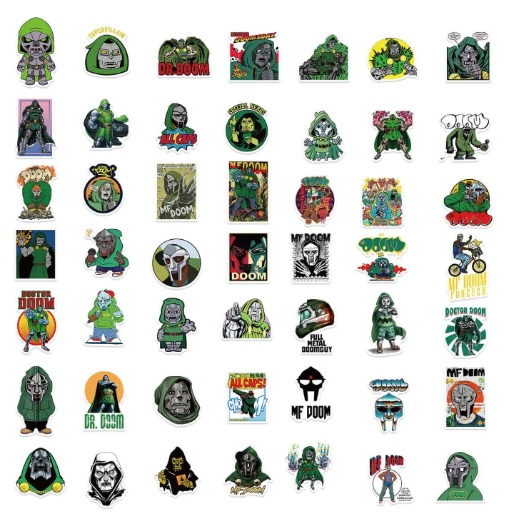 50%20Sheets%20of%20Rapper%20Mf%20Doom%20Graffiti%20Stickers%20for%20Notebooks%20and%20Suitcases%20DIY%20Waterproof%20Decals%20-%20Image%205