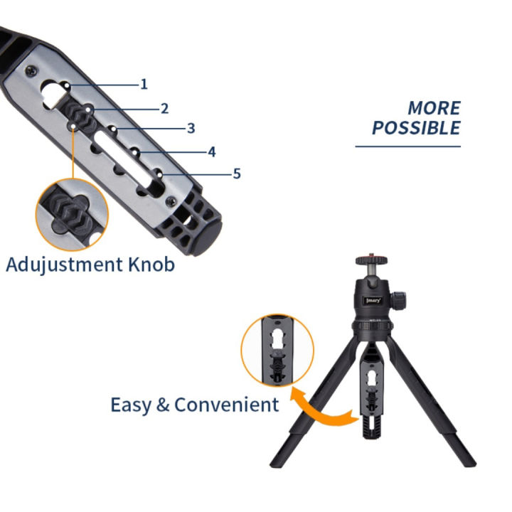 Jmary%20MT-30%20Multifunctional%20Mini%20Tripod%20&%20Selfie%20Stick%20%E2%80%93%20360%C2%B0%20Rotation,%20Adjustable%20Height%20(21.5-30cm),%20Portable%20for%20Cameras,%20Smartphones,%20Vlogging%20&%20Live%20Streaming%20-%20Image%206