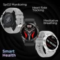 Daewoo Dream Series DM50 Smartwatch:1.43" AMOLED HD Full Touch Screen, BT Call, BT Music, Blood Oxygen, NFC, Always On Display, Double Button, IP68 Waterproof, 400 mah Battery, Siri Assistant, Lady Health. 